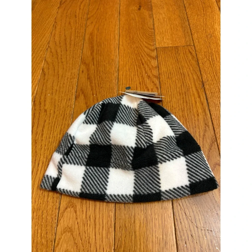 New Turtle Fur Kids youth Fleece Beanie Lumberjack Buffalo Check‎ 3-6 years